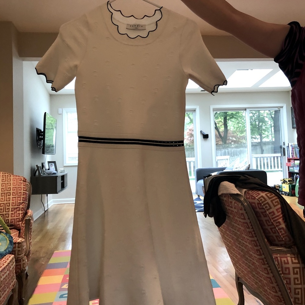 Short sleeve sweater dress from Sandro